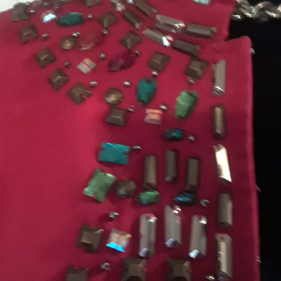 𝅺passports Embellished Jeans Jacket Size L - Picture 2 of 5